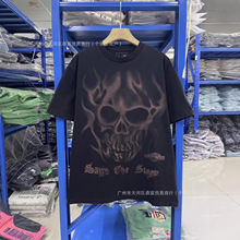 Travis Scott x WWE限时预售洗水做旧复古短袖T恤