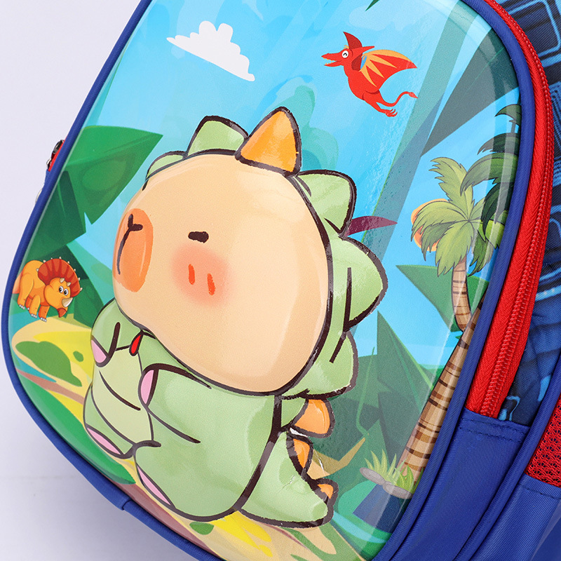 Transfronteriza mayorista de 12 pulgadas Kapibara caricatura mochila infantil encantadora mochila de jardín de infantes 3D shell
