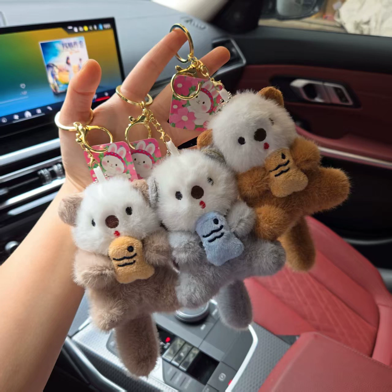 Любовь милая серая морская ленивая кукла плюшевая игрушка мобильный телефон шнур сумка подвеска кукла брелок