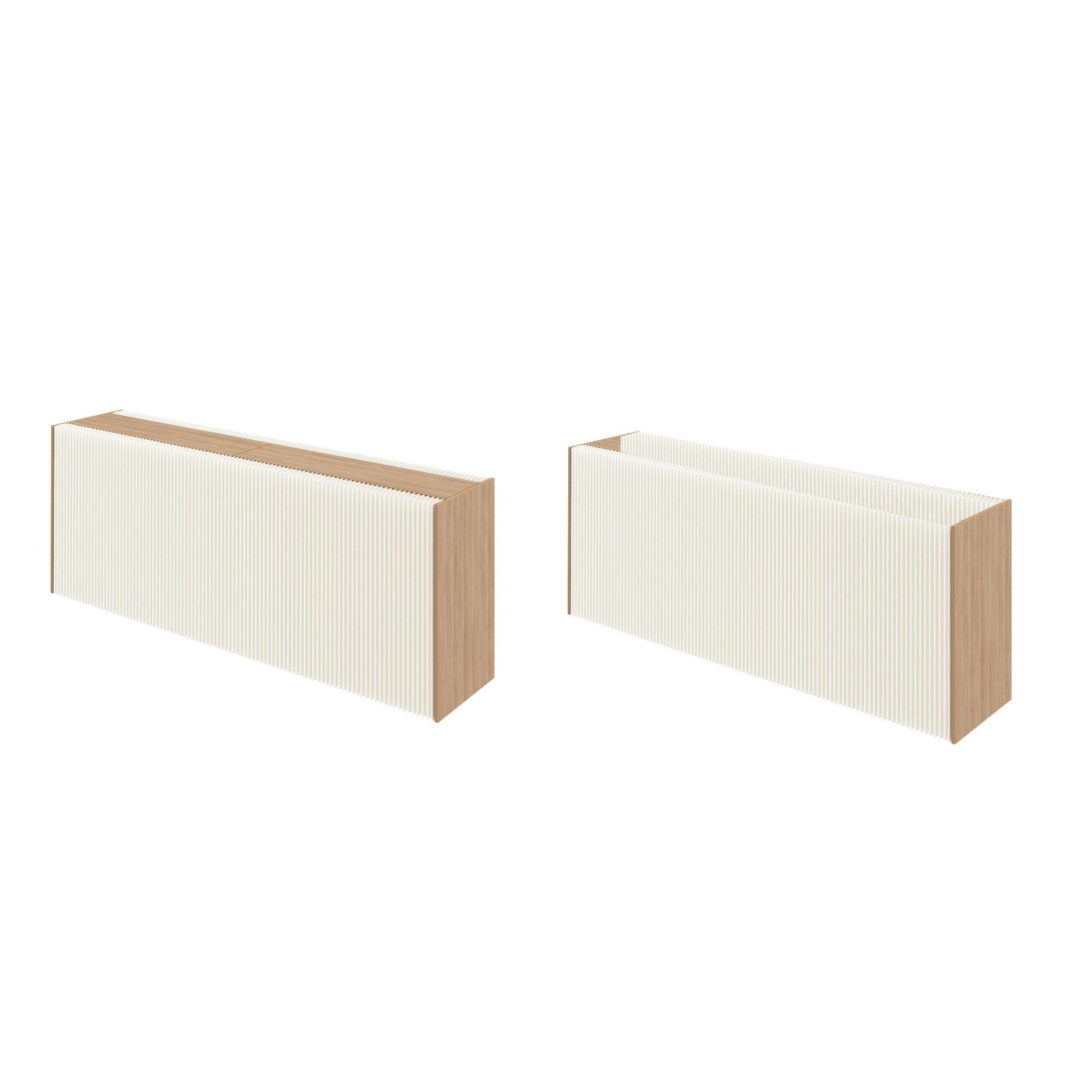 Estand de exhibición de barra larga estante de almacenamiento multifuncional estante de exhibición de arte de papel sin instalación gabinete de exhibición de almacenamiento plegable