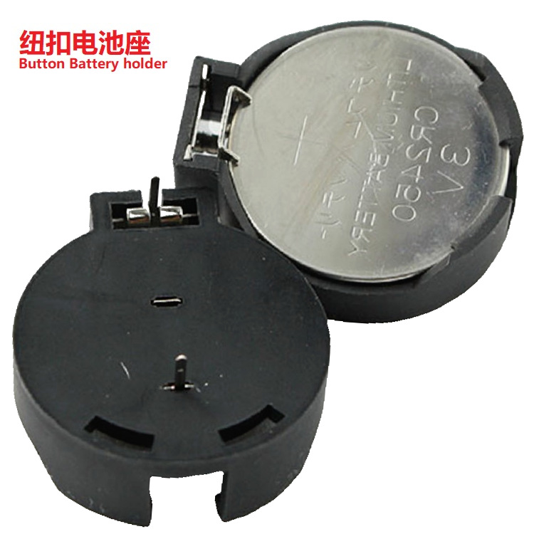 带筋电池扣子接触片 电池接触片母座纽扣 电池接触片插座纽扣带筋