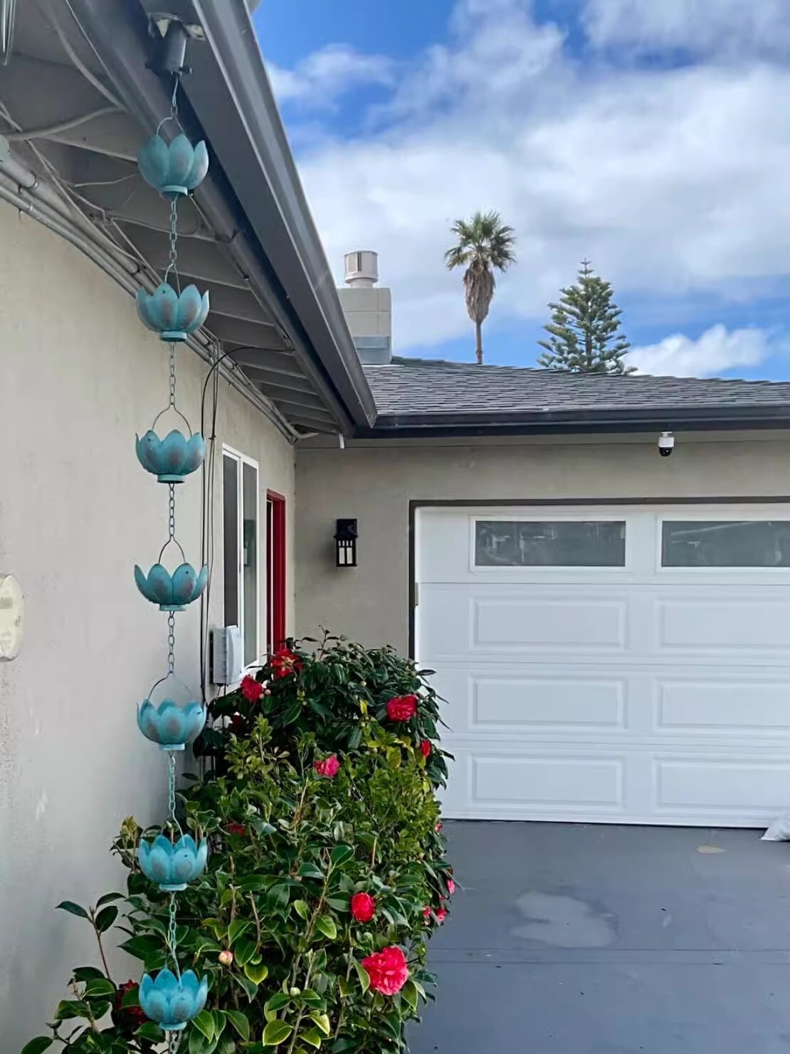雨链下水器花园装饰庭院屋檐排水雨水收集器导雨专属蓝雨霖铃