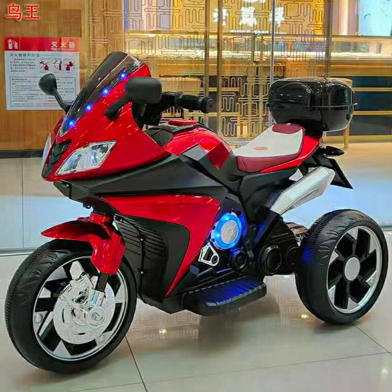 Children's rechargeable electric riding motorcycle children's outdoor riding electric motorcycle