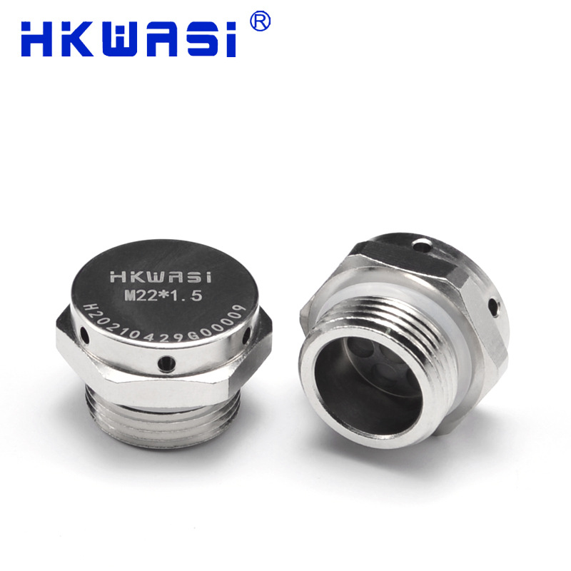 M22*1.5金属黄铜户外灯具呼吸器平衡排气阀 防水螺丝 防水透气阀