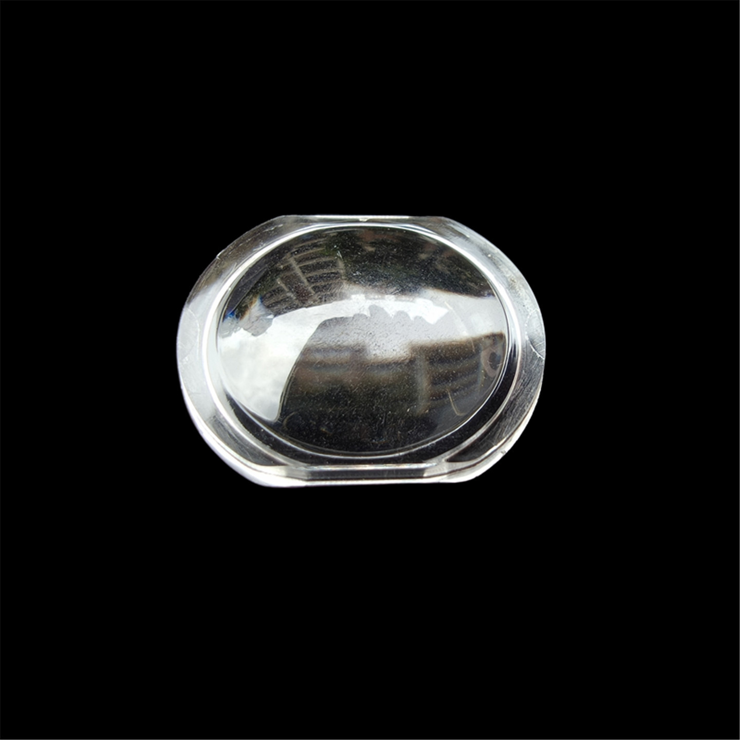 23.7mm LED optical focusing lens, transparent PMMA lens, outdoor spotlight lighting accessories