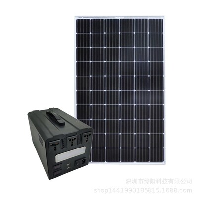 跨境小電器光伏直流LED燈泡帶USB手機充移動照明太陽能發電小系統