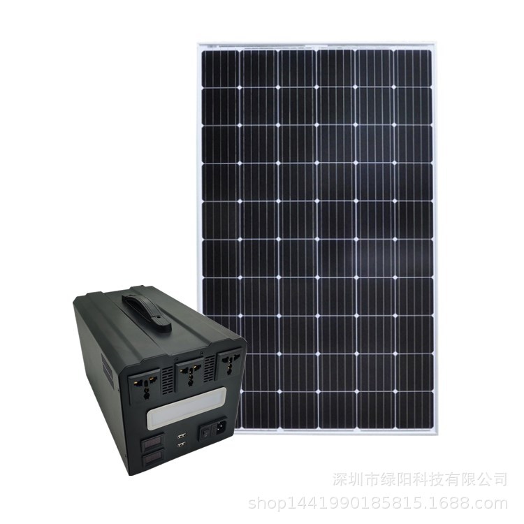 跨境小電器光伏直流LED燈泡帶USB手機充移動照明太陽能發電小系統