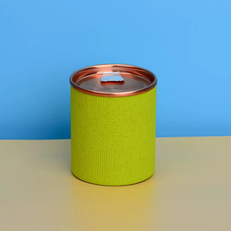 热卖新款送礼茶叶礼盒迷你便携纸罐圆筒小罐茶包装盒空盒礼品茶