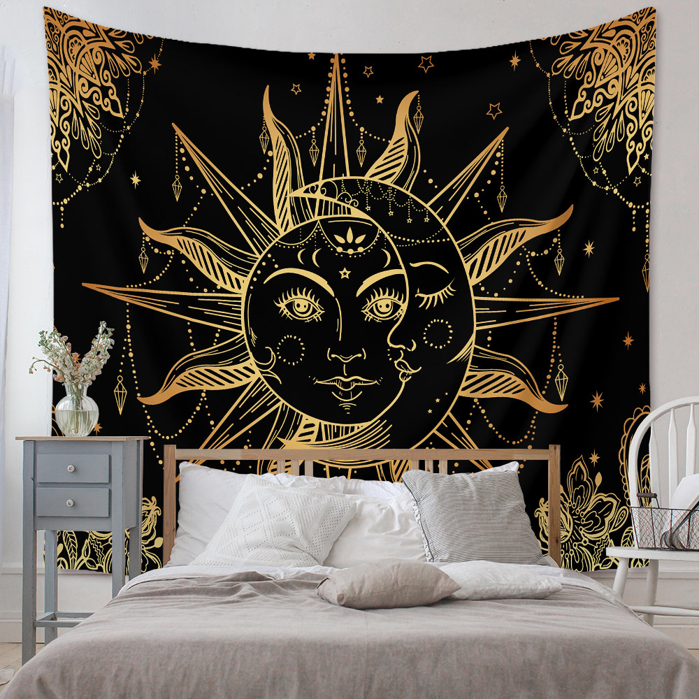 Home Cross-border Bohemian Tapestry Room Decoration Wall Cloth Mandala Decoration Cloth Tapestry display picture 6
