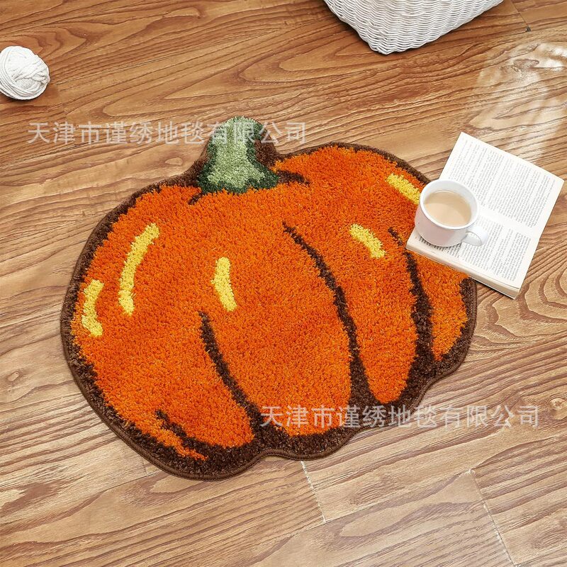 クロスボーダーのハロウィンのかぼちゃはカシミヤのドアのマットをまねます。|undefined