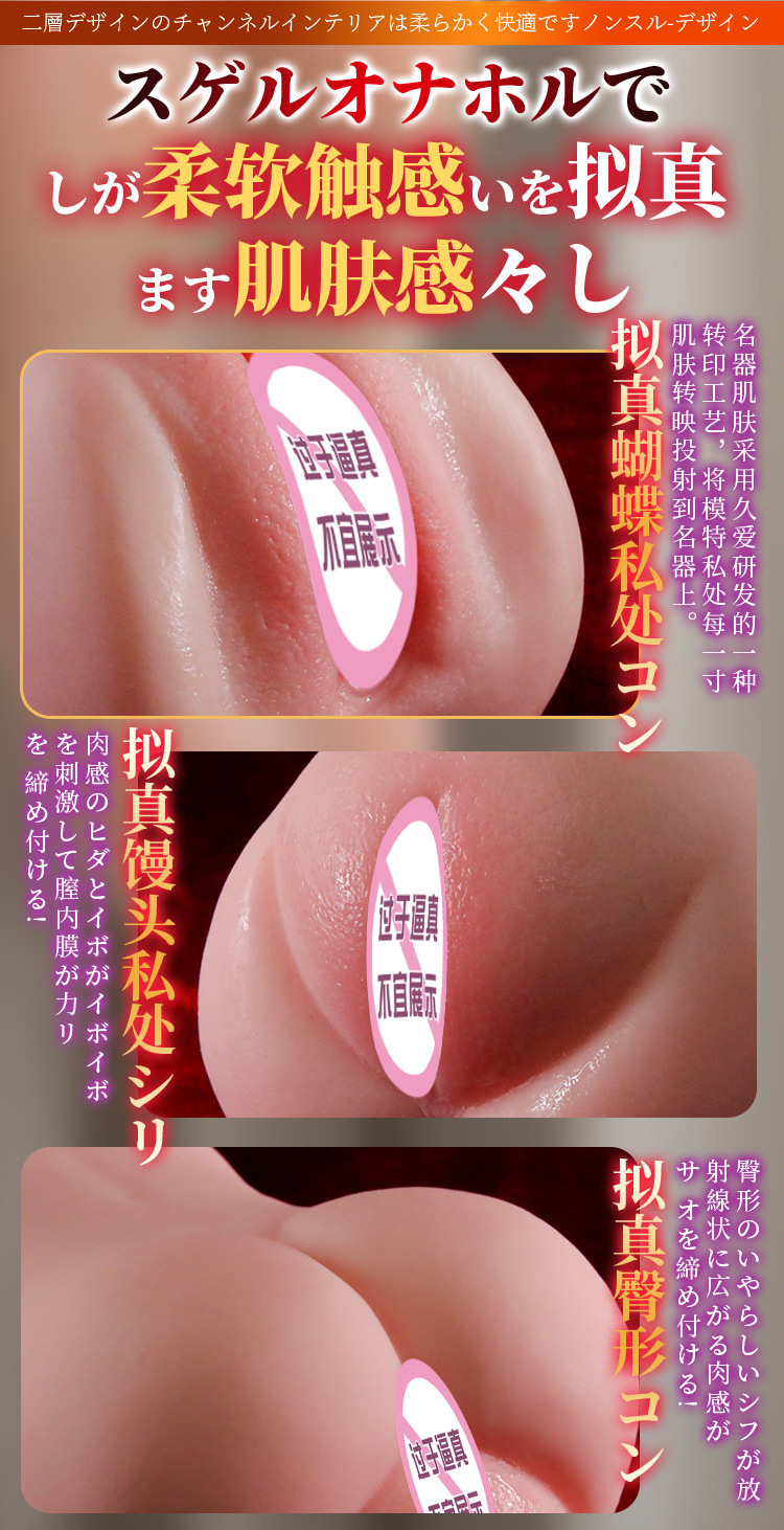 Jiuai Artificial Vagina Masturbator TPE Half-body Model for Men — detail image 6