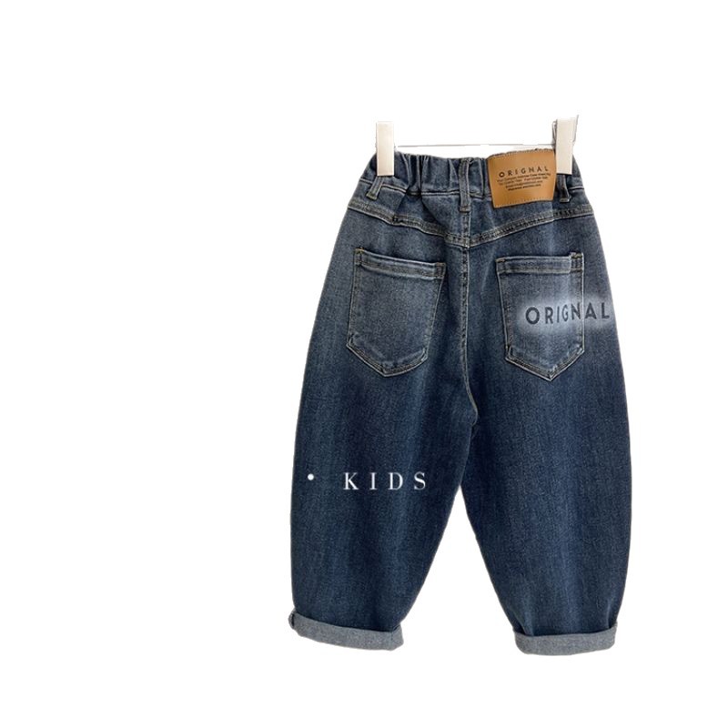 Nuevos pantalones de primavera y otoño para niños y niñas, pantalones casuales de color gradiente para niños y medianos, pantalones de moda de moda