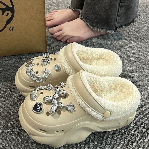 Silver fleece keep warm balloon