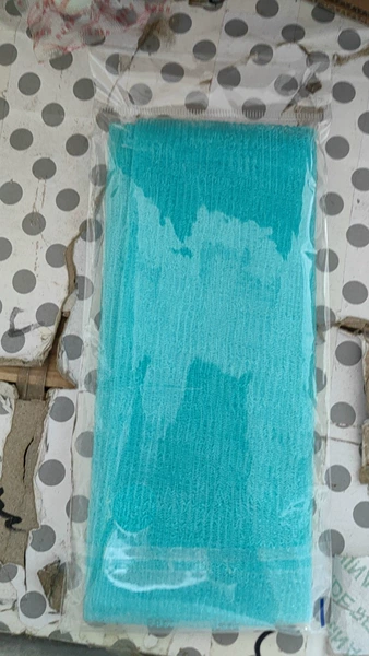Blue nylon towel, 30x