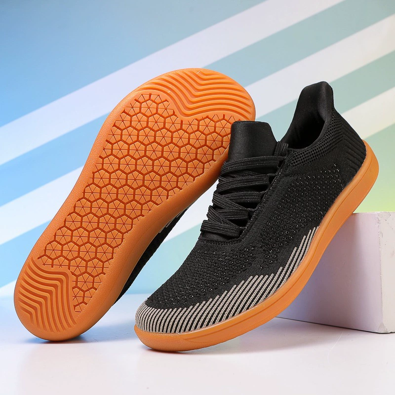 Мужская повседневная обувь Широкая педаль туфля дышащая летающая обувь для тренировок фитнес-обувь для верховой езды