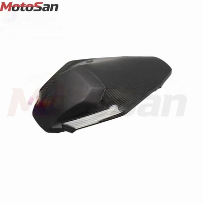 Motorcycle cushion — seat cover, modified soft front and - carbon-fiber-pattern-25-26-models-rear-hump-original-seat-height