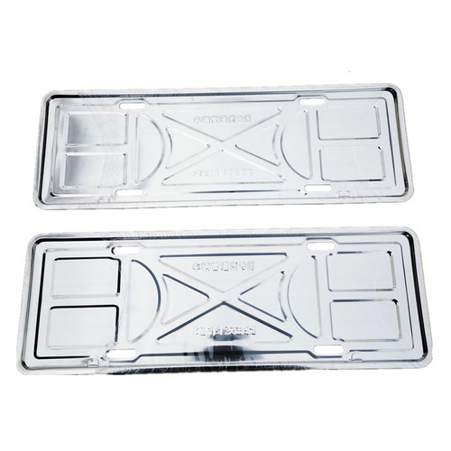 License plate frame license plate frame car plate frame blue number holder new energy green number plate frame sealing screws