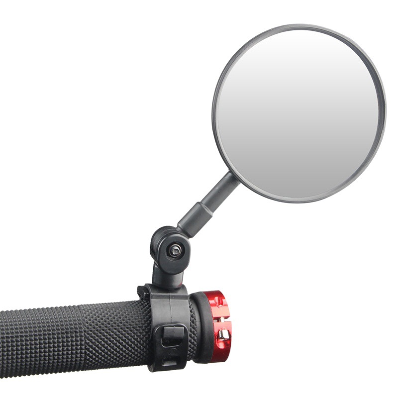 Electric bicycle Bicycle Rearview Mirror Universal wide-angle convex mirror rotating rearview mirror bicycle mountain bike reflector