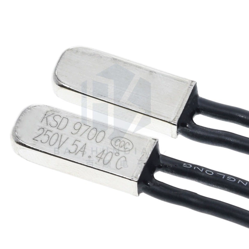 Переключатель контроля температуры KSD9700 термозащита 15 градусов ~ 155 градусов 5/10/16A нормально закрытый/нормально открытый контроллер