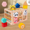 Cross border baby animal Le Yi Early education shape cognition Piles of music Building blocks Baby children Toys