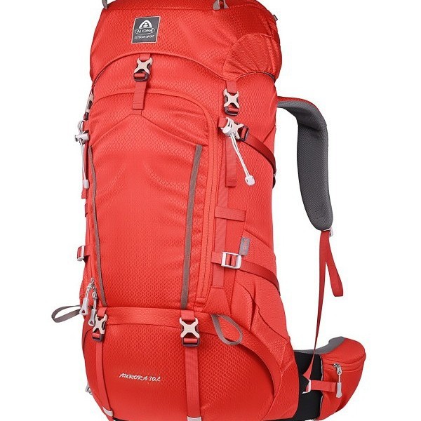 Ai Wang 70L80L Outdoor Mountaineering Bag Travel Backpack Large Capacity Hiking Mountaineering Bag Multifunctional Backpack
