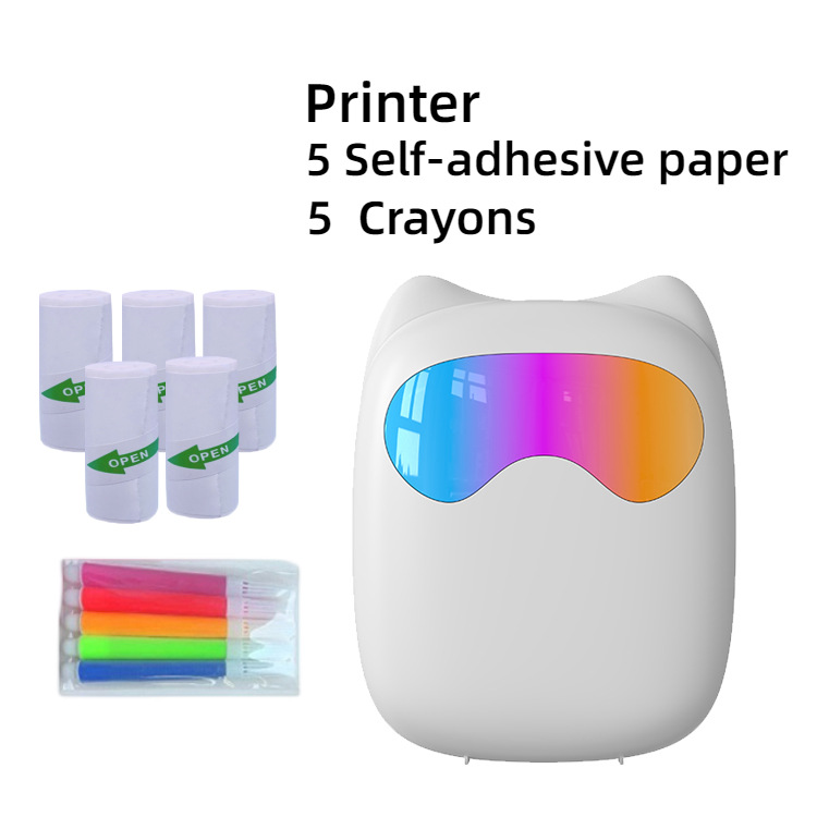 Nuevo adhesivos transfronterizos C37 impresora térmica portátil pequeña de bolsillo para estudiantes mini impresora de errores