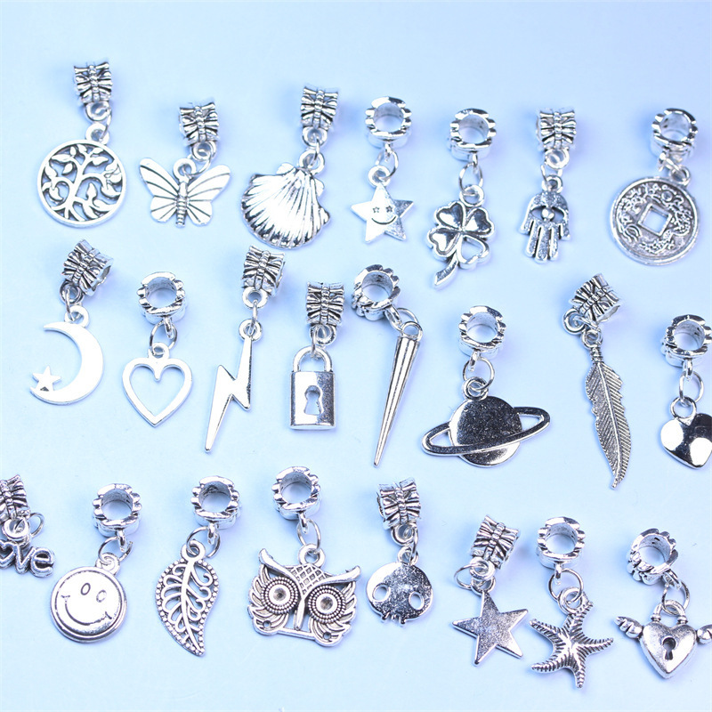 DIY Jewelry Accessories Alloy Braided Hair Ornaments Pendants Children's Bracelets Necklace Pendants Manufacturer Wholesale in Stock