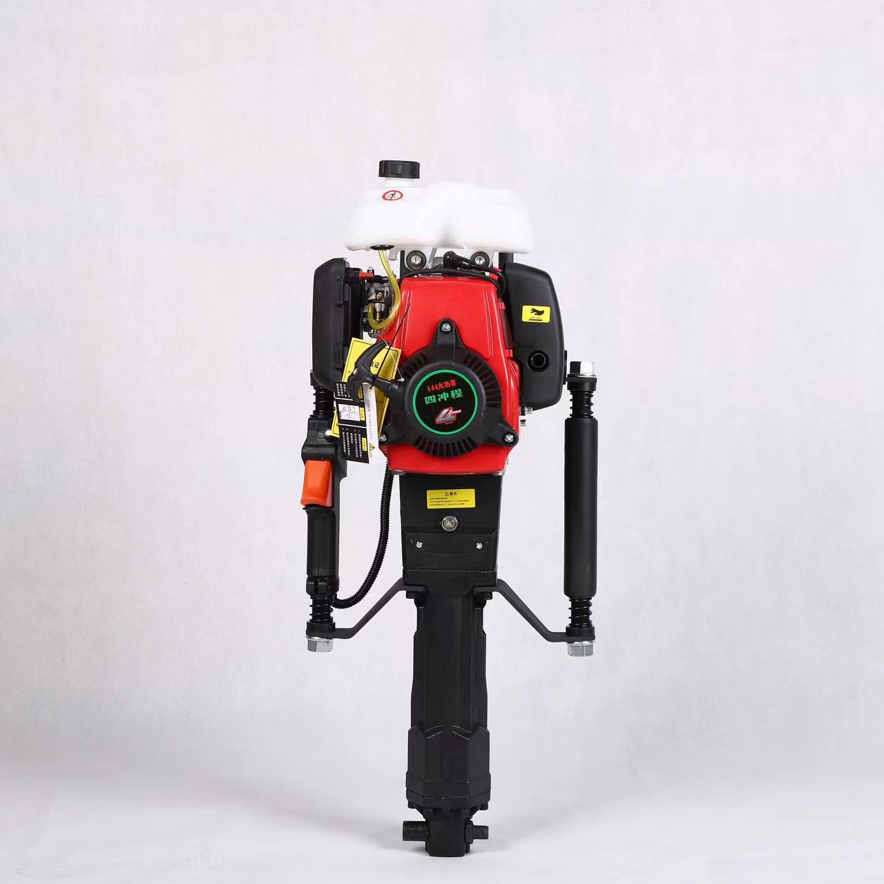 四冲程汽油打桩机 144小型防汛埋桩机 手提式植桩机