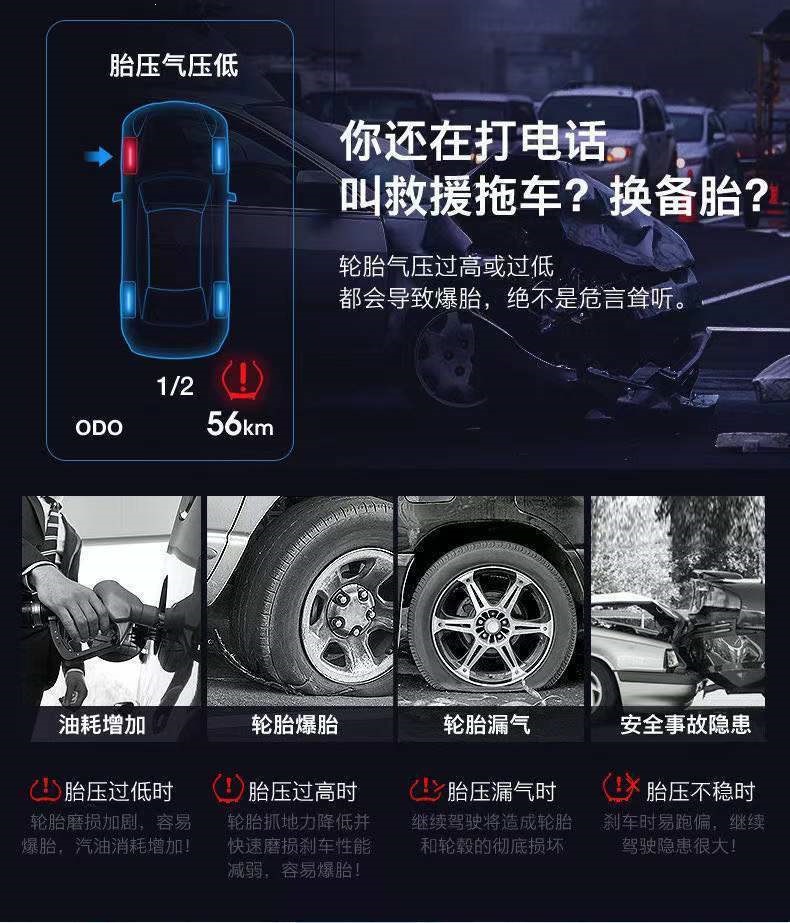 12V Portable Car Air Compressor for Home and Car, High-Power Automatic Electric Tire Inflator for Sedans