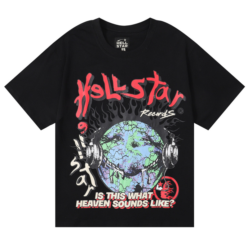 クロスボーダー新しい夏アメリカンレトロ半袖クリエイティブレタープリントルーズトレンディブランド半袖Tシャツトップス男性と女性用|undefined