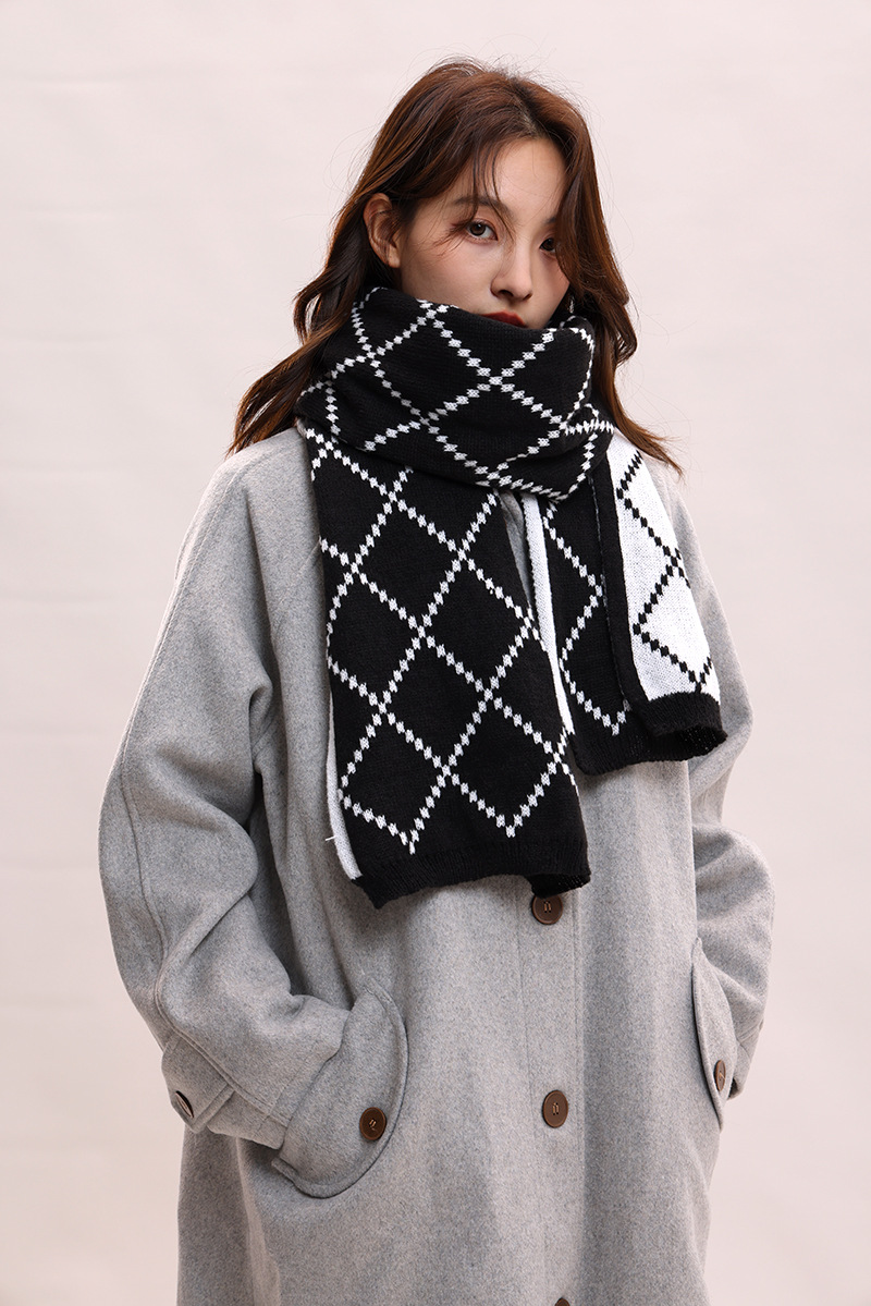 Paar-Stil für Frauen im Winter, verdickte koreanische Version, warm und luxuriös, Geburtstagsgeschenkschal für Männer_voghion.com