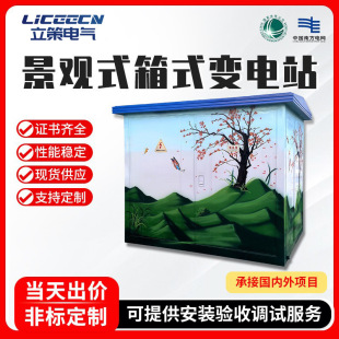 Landscape Box-Type Power Station 250Kva Photovoltaic Mobile Power Station Combination Complete Set of Power Distribution Room Transformer Manufacturer