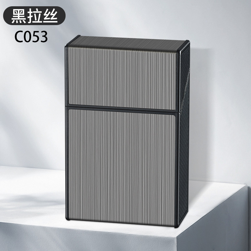 金属塑料烟盒打火机创意铝合金烟盒通用烟盒保护套父亲节送父亲|undefined