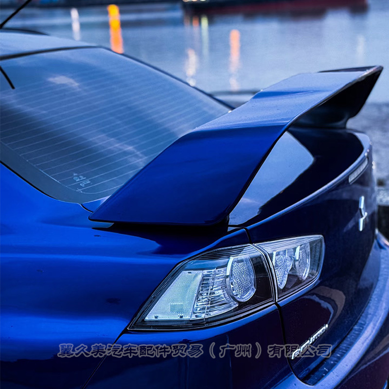 Suitable for Mitsubishi Lancer Evo Tenth Generation Fixed Wing High Wing Two-Color Paint Sports Version Abs Modification Special