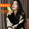 2022 winter new pattern Ladies sweater Easy Diamond Lazy Mid length version V-neck leisure time Socket sweater