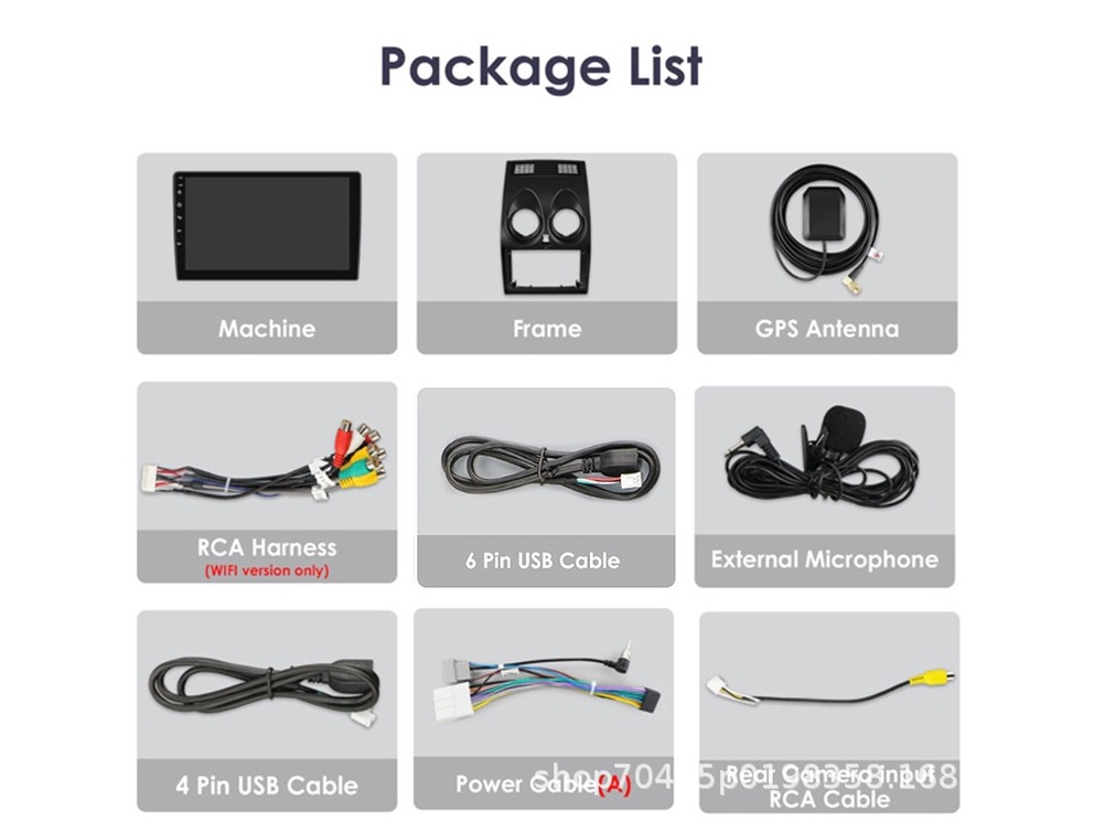 Cross-border wholesale 9-inch suitable for Nissan old Xiao Ke 06-13 Android reversing image car dvd navigator