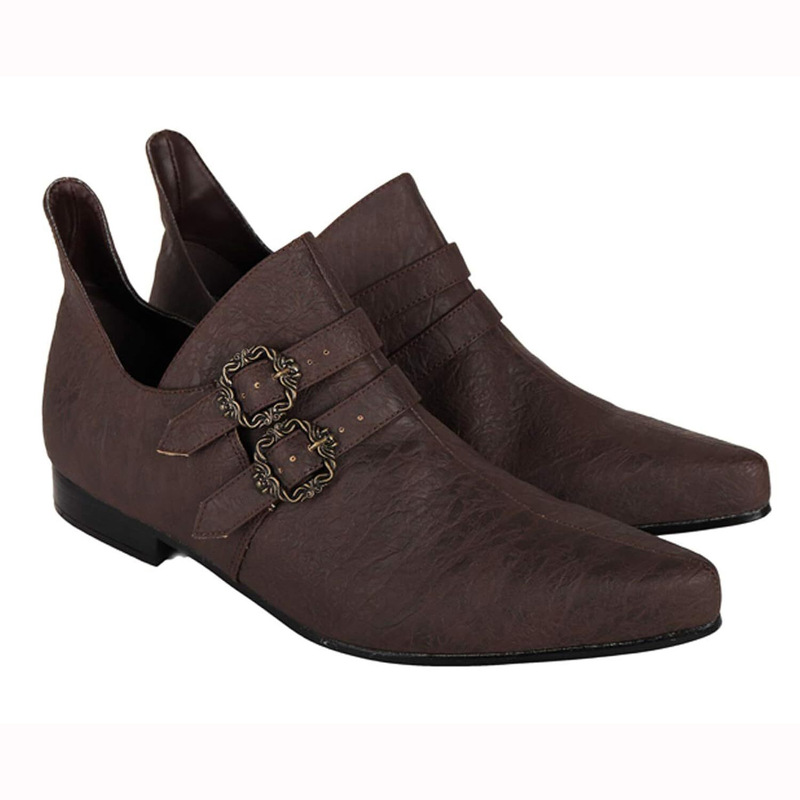 Amazon Temu Cross-Border Export New European and American Retro Medieval Renaissance European Court Men's Shoes