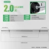 Thick 2m small hole barbell straight bar [2.8CM] [applicable to small hole pieces]