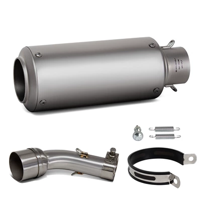 Suitable for Motorcycle Modified Exhaust Motorcycle exhaust pipe - r3r25-middle-section-sc-silver-classic