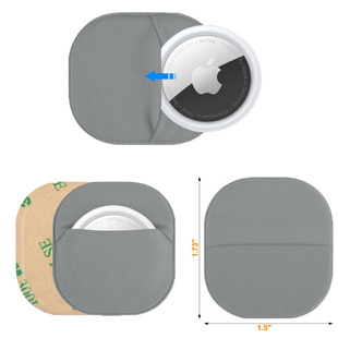 in stock Suitable for Apple Airtag Self-adhesive Back Adhesive Sticker Lycra Fabric Material Airtag Tracker Storage Case