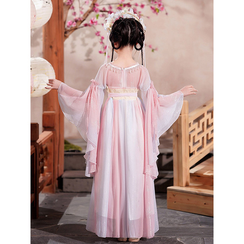 Hanfu girls paragraphs wholesale China spring wind Ru skirt thin girl costume super ancient fairy costume children dress