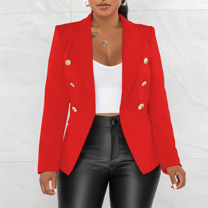 Hot-Selling Cross-Border Amazon Item 2026 Spring New Stylish Commuter Celebrity Style Blazer for Women Small Blazer for Women