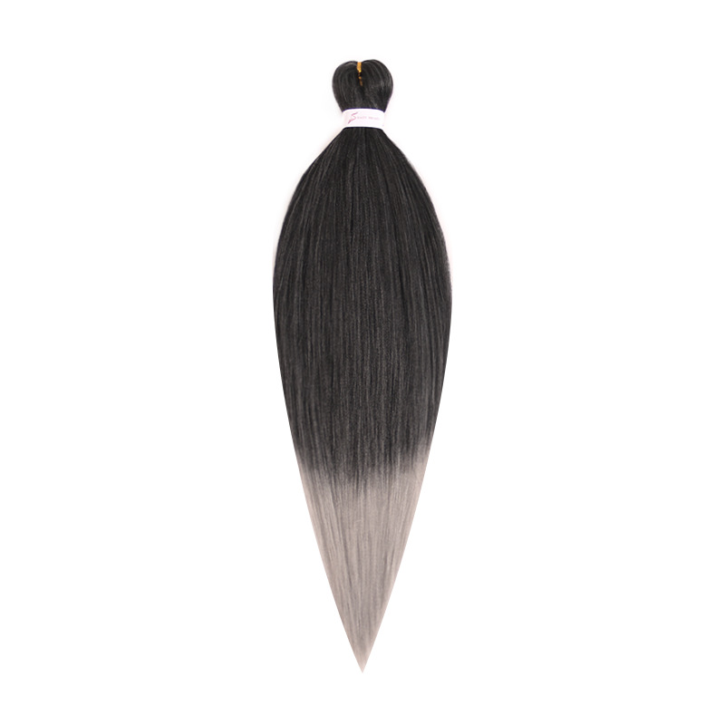 EZ Trenza PVC ignífugo a baja temperatura fibra multicolor flojo gran ganchillo de trenza fábrica de cabello recto un cabello