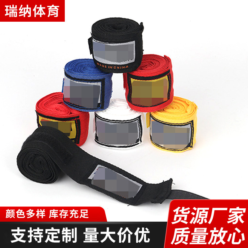Cotton hand guard with boxing tie with 2.5 m Sanda fighting tie with 5cm wide hand bandage wholesale