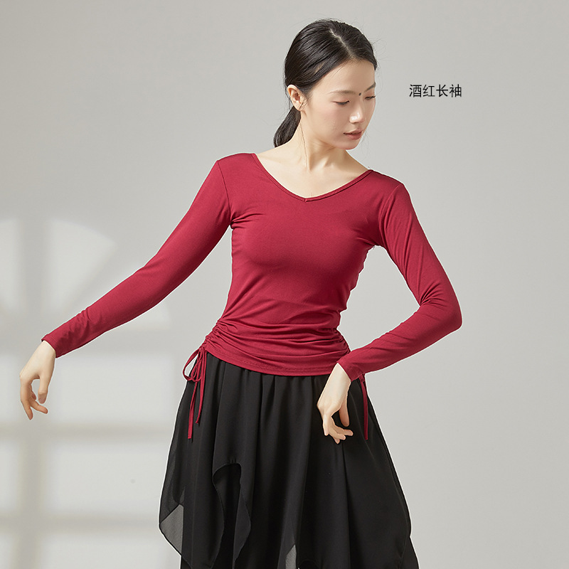 Burgundy long sleeves / S