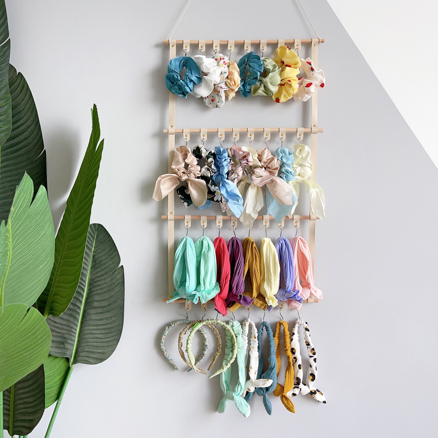 Pastoral Solid Color Pu Stainless Steel Beech Storage Bag display picture 1