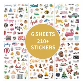 文具贴纸;其他簿本册;文具套装