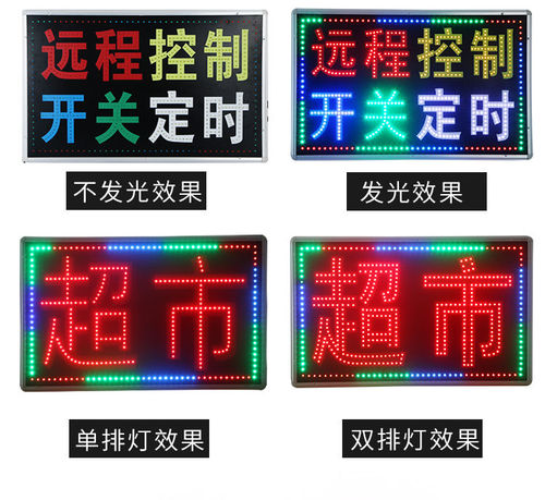 Custom wholesale waterproof LED electronic display box for outdoor hanging wall-mounted dual-sided glowing sign box