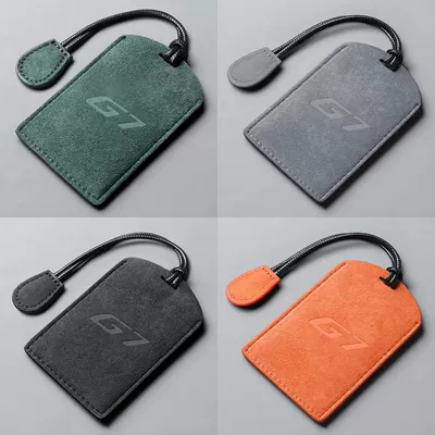 Women's Nfc Protective Cover – Car key bag - dark-green-g7-simple-rope