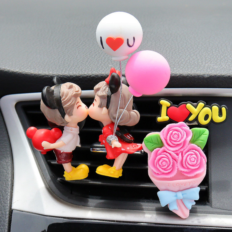 미키 커플 풍선 + 장미 + 사랑 (신규)